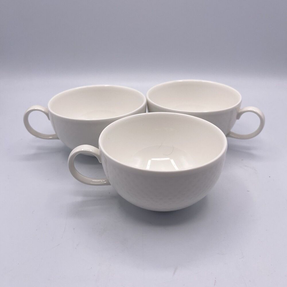 Villeroy Boch White Mugs Set Of 3